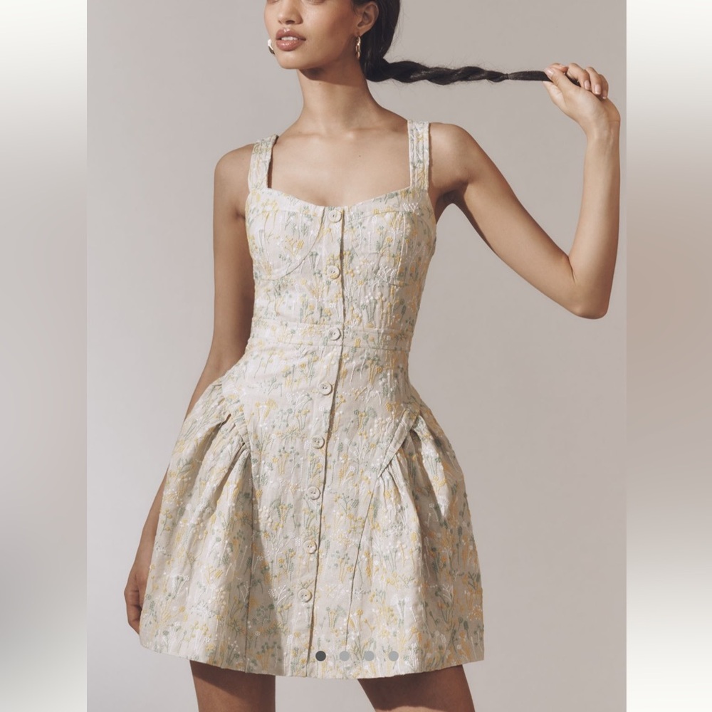 ENGLISH FACTORY SWEETHEART FIT N FLARE